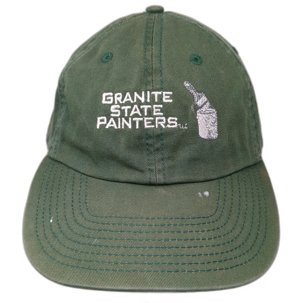 KNP Baseball Cap Green One Size Granite State Painters Cotton Adjustable Hat